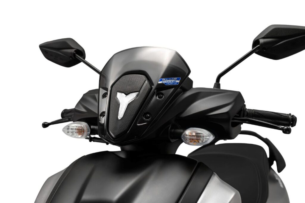 imagem da carenagem frontal do novo Yamaha ZR Hybrid Connected