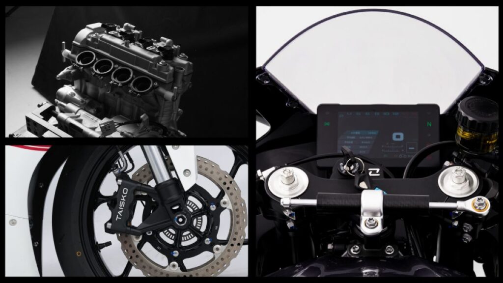 imagem detalhes da nova Kove 450RR Pro 2026