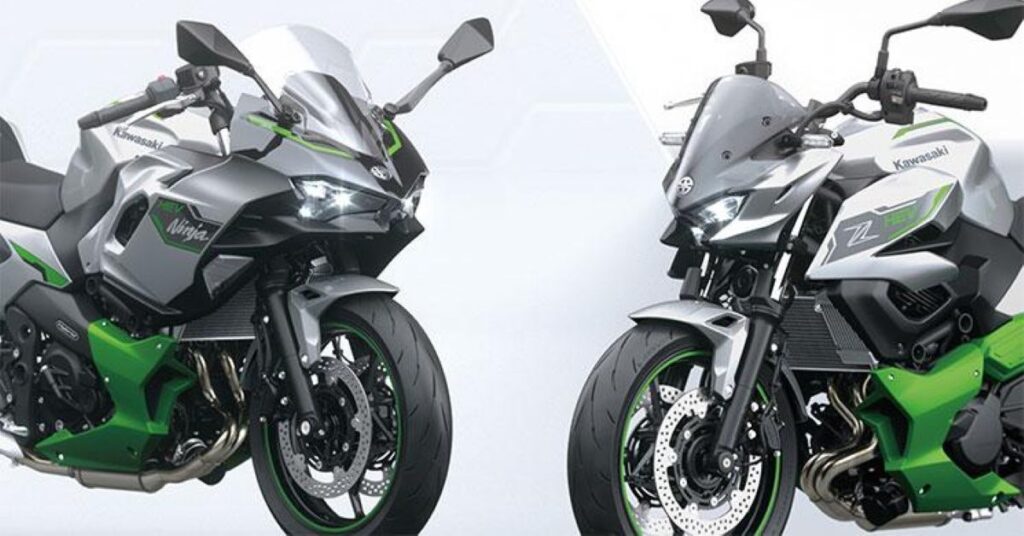 imagem Kawasaki radicaliza: híbridas Ninja 7 e Z7 2026