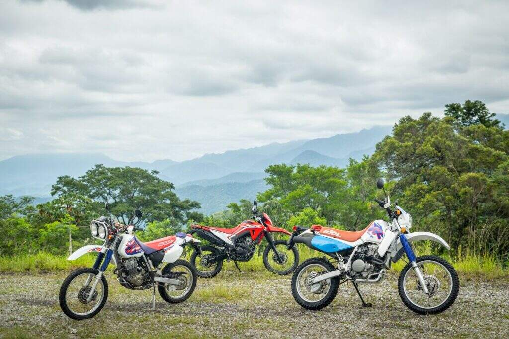 imagem hondas xr 400 e xr 650