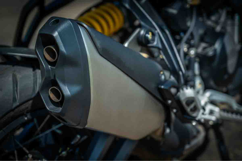imagem da ponteira de escapamento da multistrada v2 2026