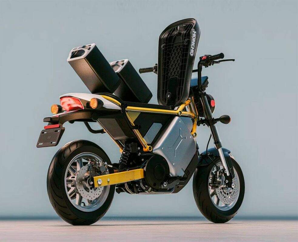 imagem das baterias da LiveWire S4 Honcho