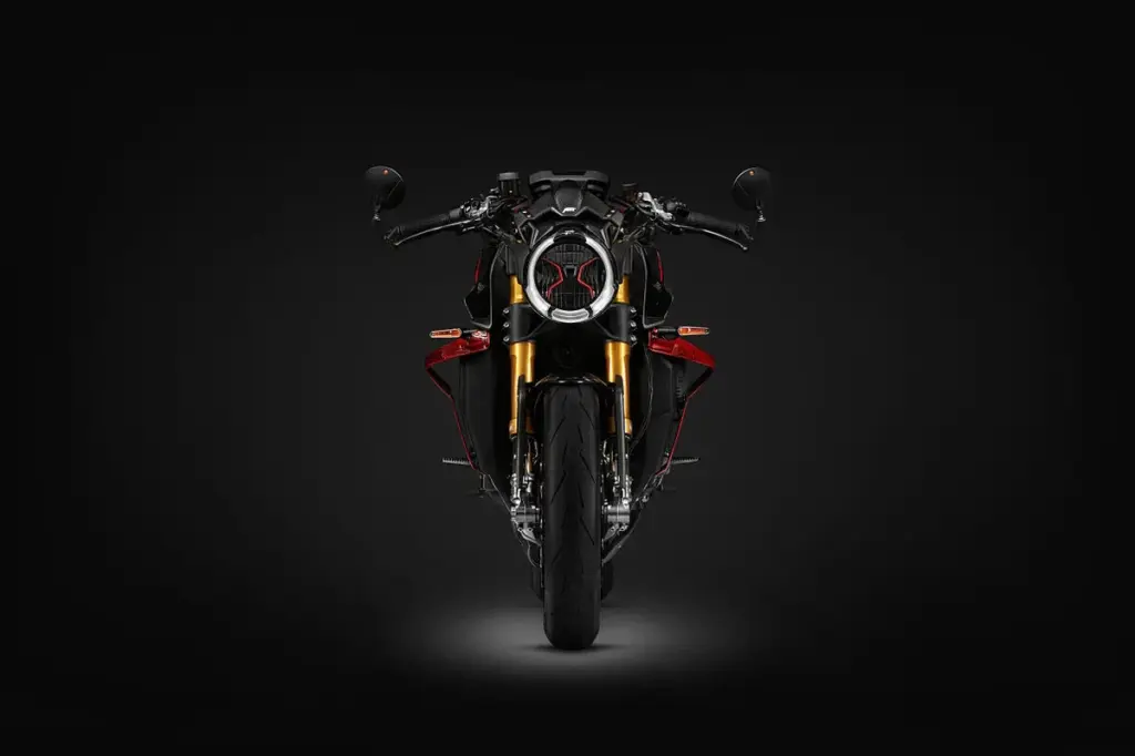 imagem frontal MV Agusta Brutale 1000 ABT