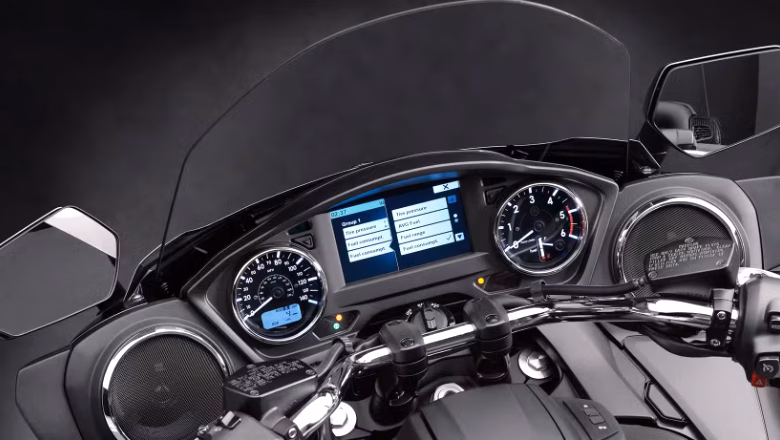 imagem do painel da Yamaha Star Venture