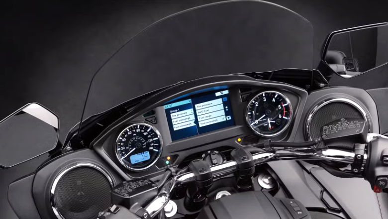 imagem do painel da Yamaha Star Venture