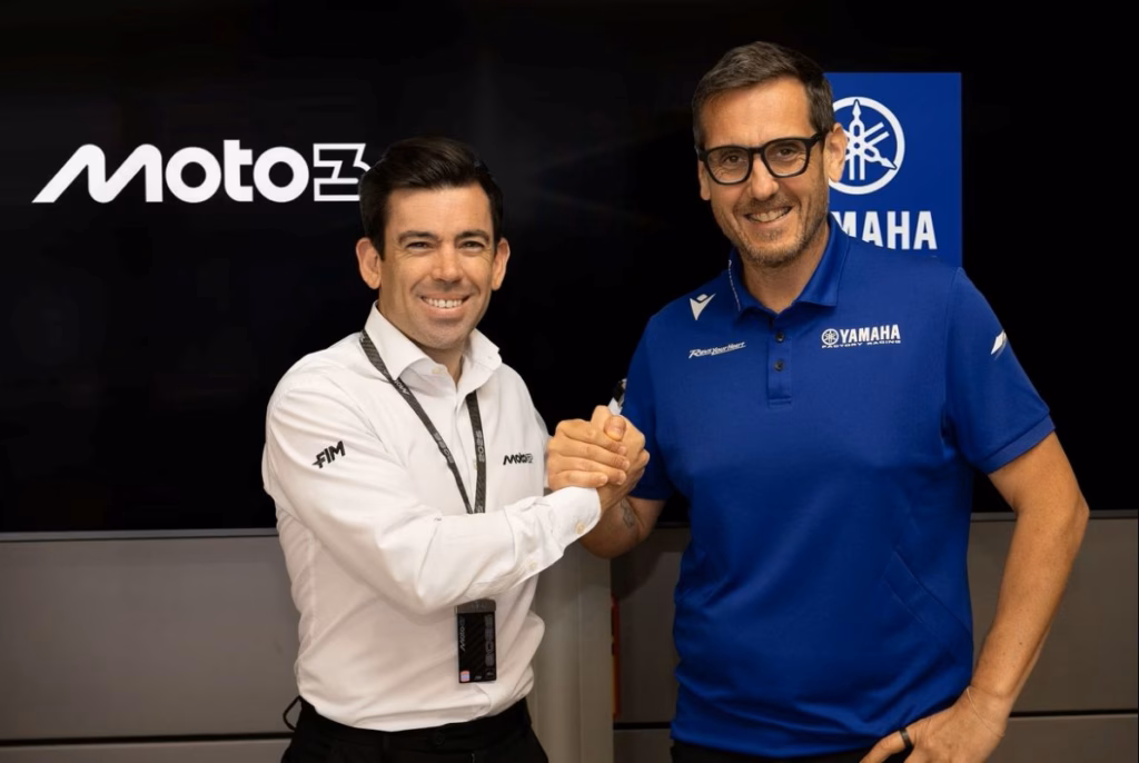 imagem do diretor executivo da Yamaha Racing, Paolo Pavesio