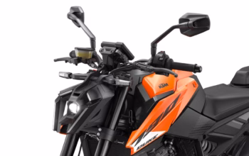 imagem lateral frontal da nova ktm 790 duke 2027