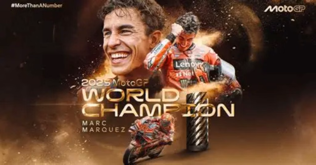 imagem marc marquez campeão mundial 2025