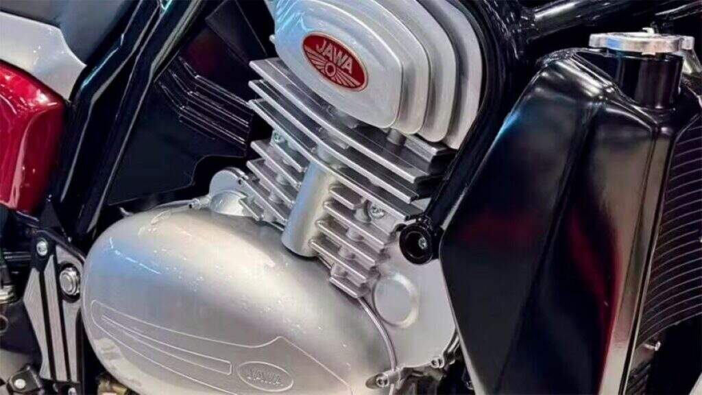imagem do motor da nova Jawa 1000 Sport Cruiser