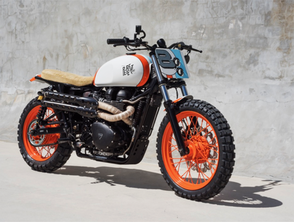 imagem moto scrambler customizada