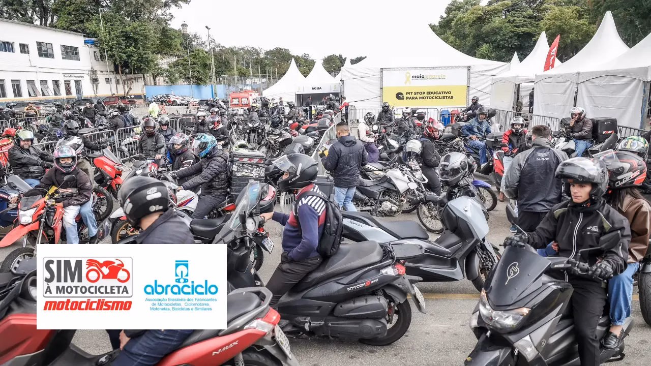 sim à motocicleta abre maio amarelo 2026
