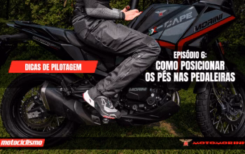 Como posicionar os pes na pedaleira – dica de pilotagem moto motini ep 6