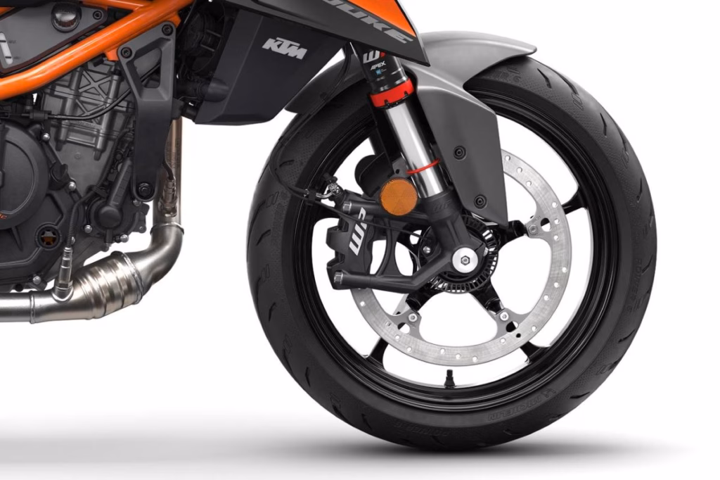 imagem do freio dianteiro wp da 390 duke 2026