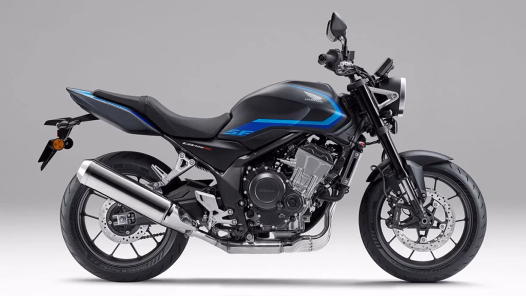 imagem Honda CB400 Super Four E-Clutch 2026 cinza