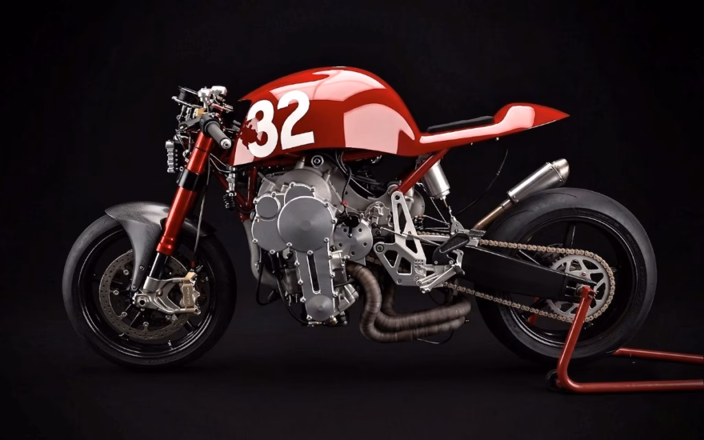 Moto com motor invertido Nembo 32: como a engenharia italiana virou o mundo das superbikes de cabeça para baixo