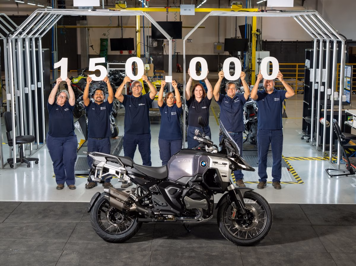 BMW celebra 150 mil motos produzidas em Manaus no 10º aniversário da fábrica