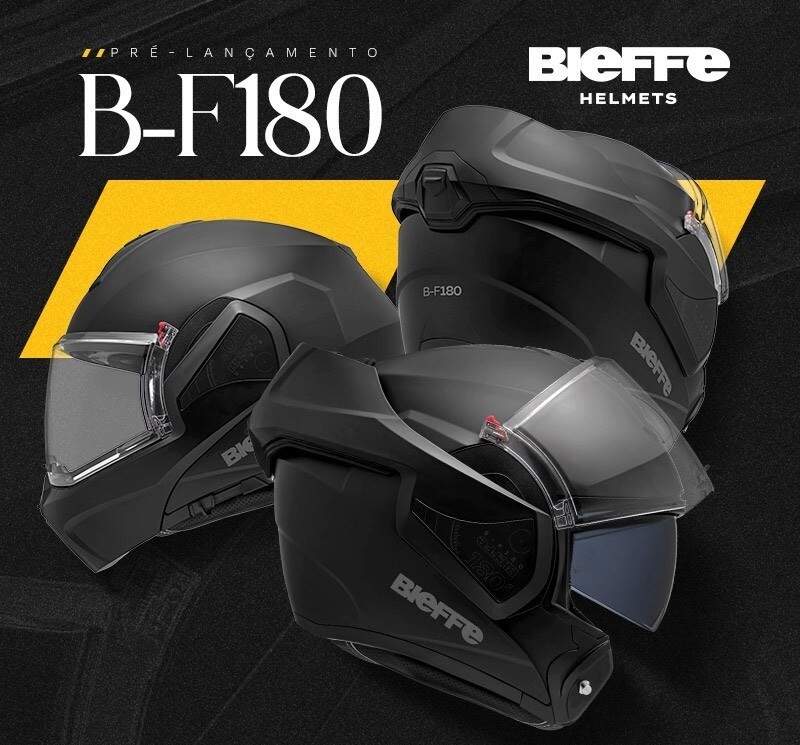 B-F180 é o primeiro capacete 180º da Bieffe