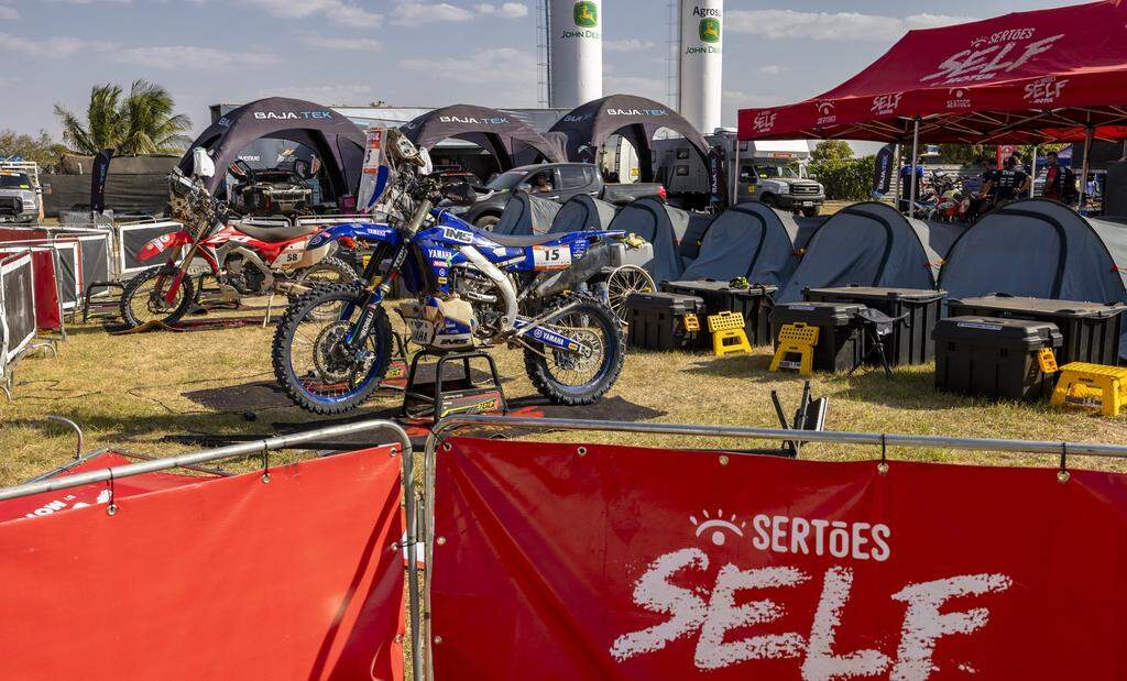 Motos que vão disputar a categoria Self do Sertões