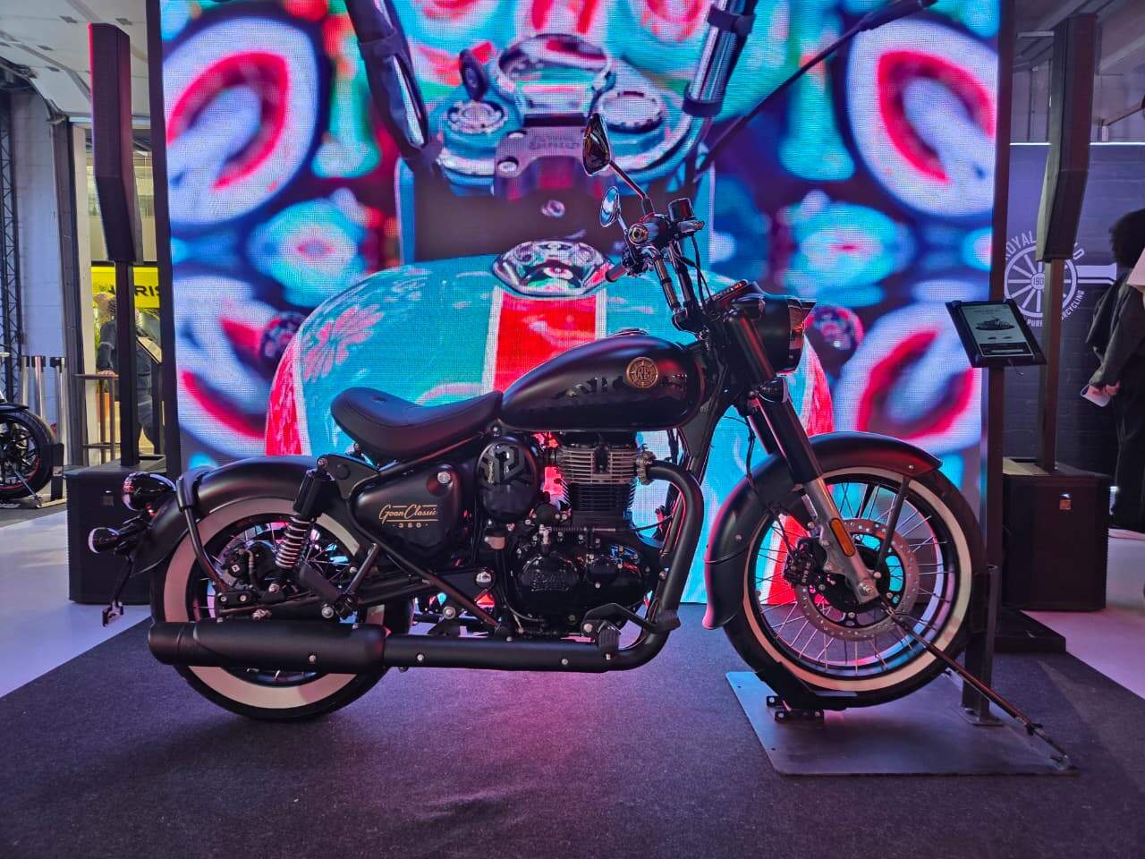 Royal Enfield Goan Classic Shack Black exposta no Festival Interlagos