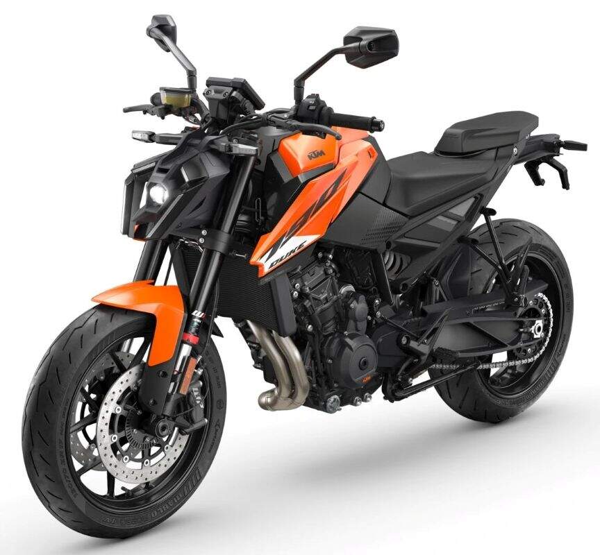 imagem frontal KTM 790 DUKE 2027 - foto: Divulgação
