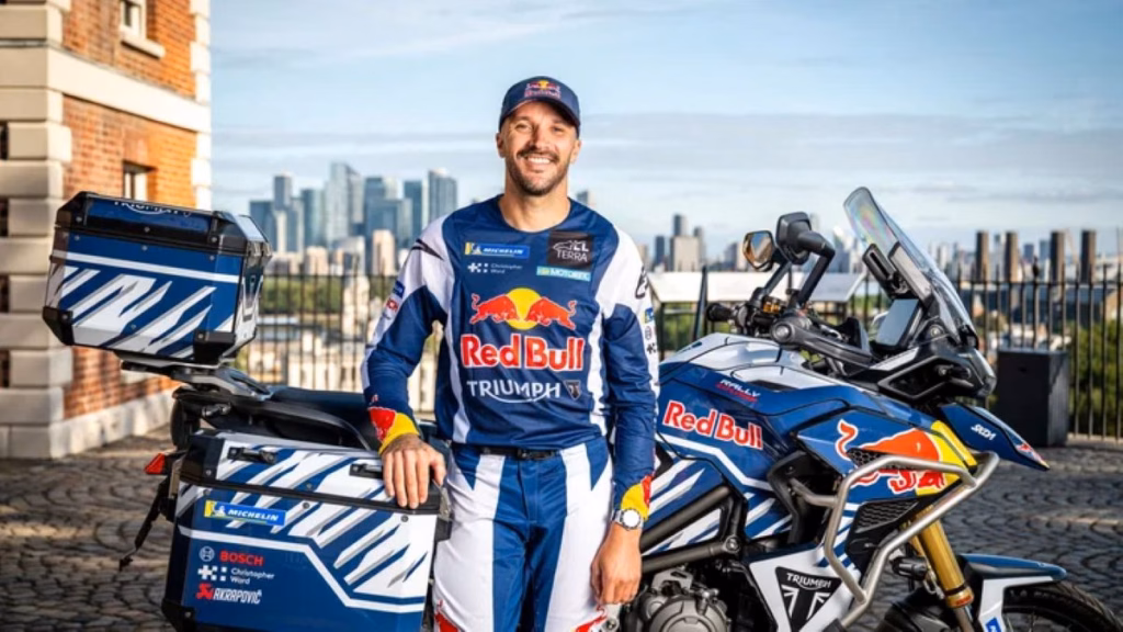 Sam Sunderland de Triumph Tiger 1200: bicampeão do Dakar tenta bater recorde mundial de volta ao mundo