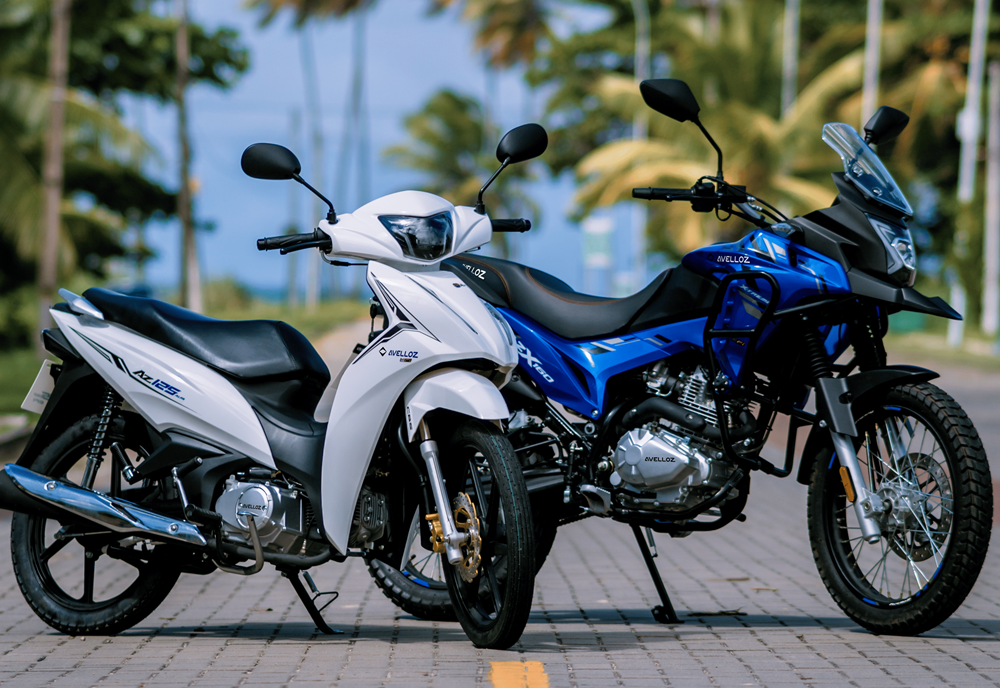 Motos Avelloz AZ125 Alfa e AZ160 Extreme