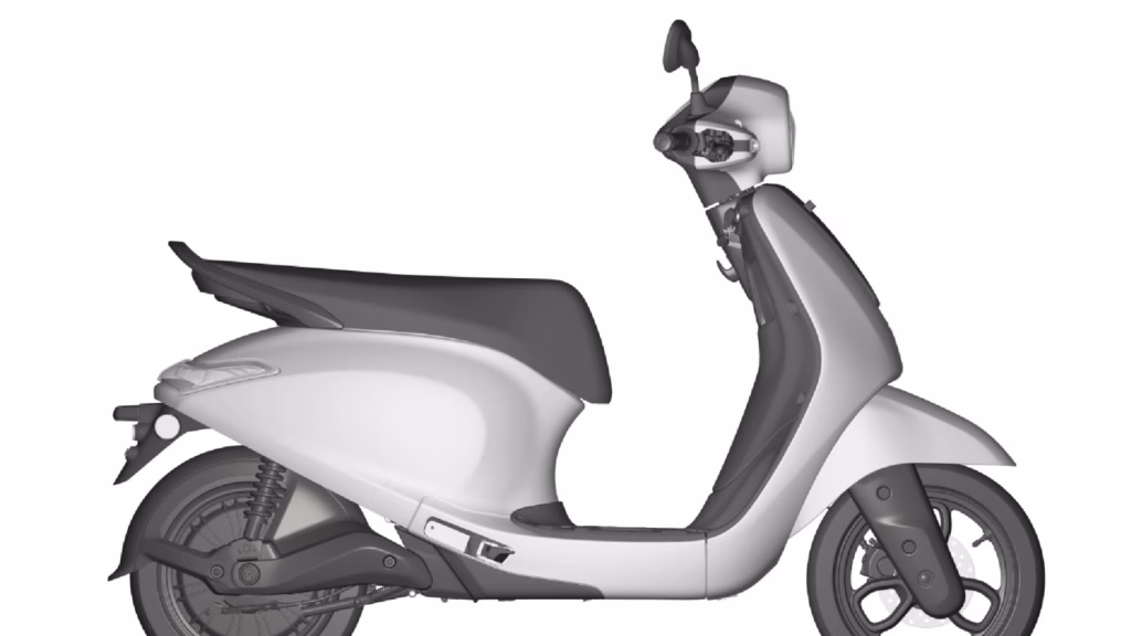 Patente da Bajaj Chetak registrada no INPI