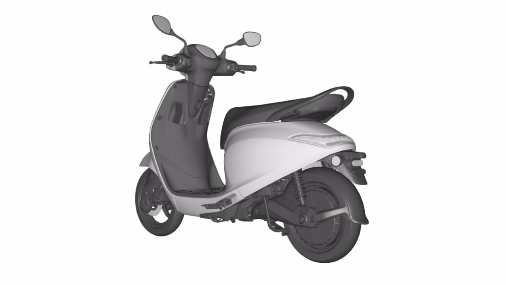 Patente da Bajaj Chetak registrada no INPI