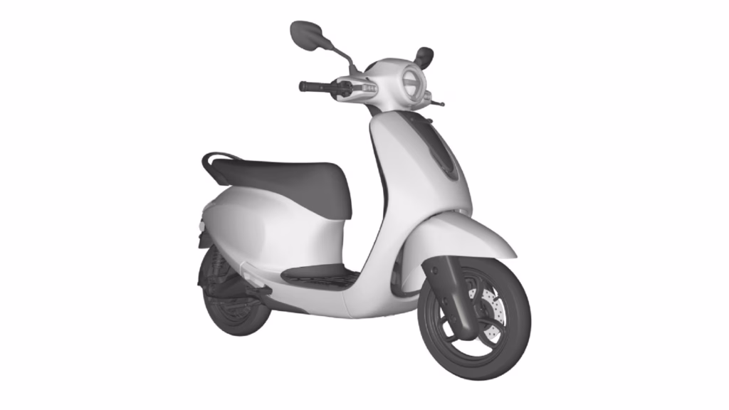 Patente da Bajaj Chetak registrada no INPI