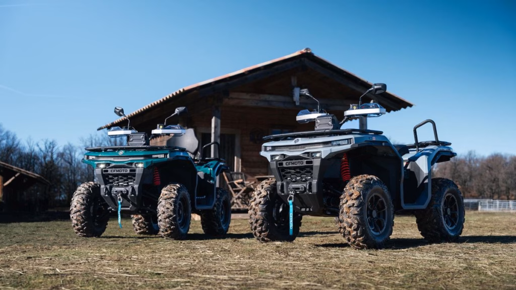imagem danova Linha de quadriciclos CFMOTO terrox 400l que estará exposto no são paulo boat show 2026
