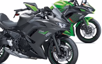 imagem kawasaki ninja 650 para o comparativo das esportivas de média cilindrada disponíveis no brasil