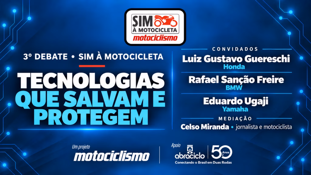 Sim à Motocicleta: especialistas debatem evolução da segurança nas motos