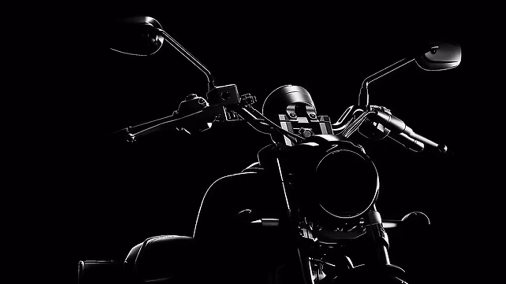 Teaser da visão dianteira da Harley-Davidson Sprint 440