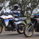 Duas motos Honda Transalp 750