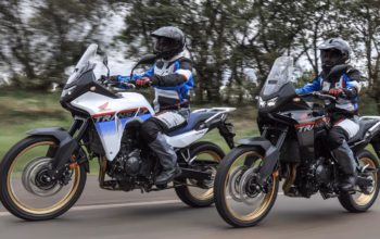 Duas motos Honda Transalp 750