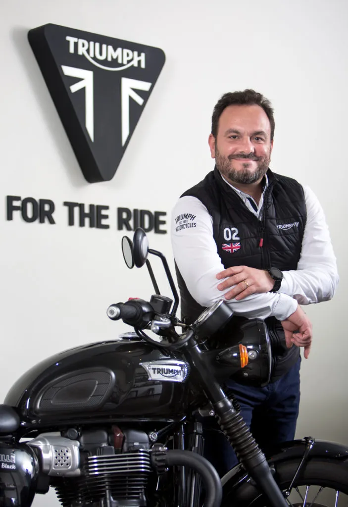 Renato Fabrini, da Triumph