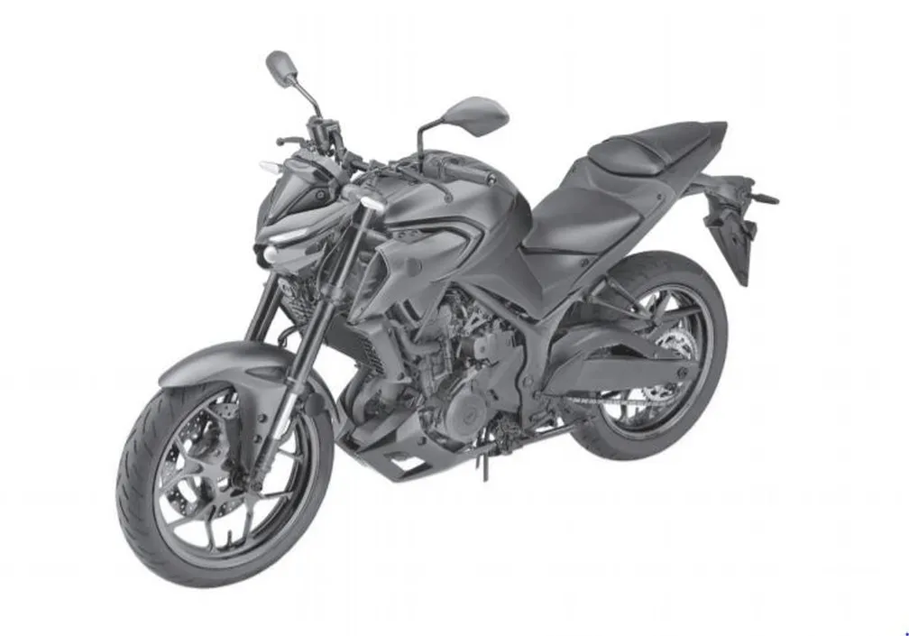 Yamaha patenteia novas MT-03 e Fazer 250 no Brasil