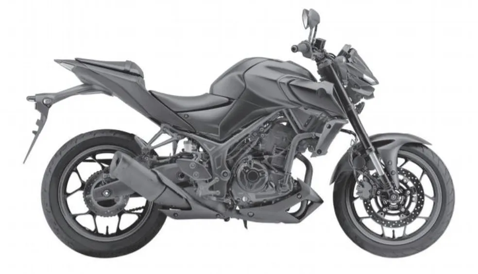 Yamaha patenteia novas MT-03 e Fazer 250 no Brasil