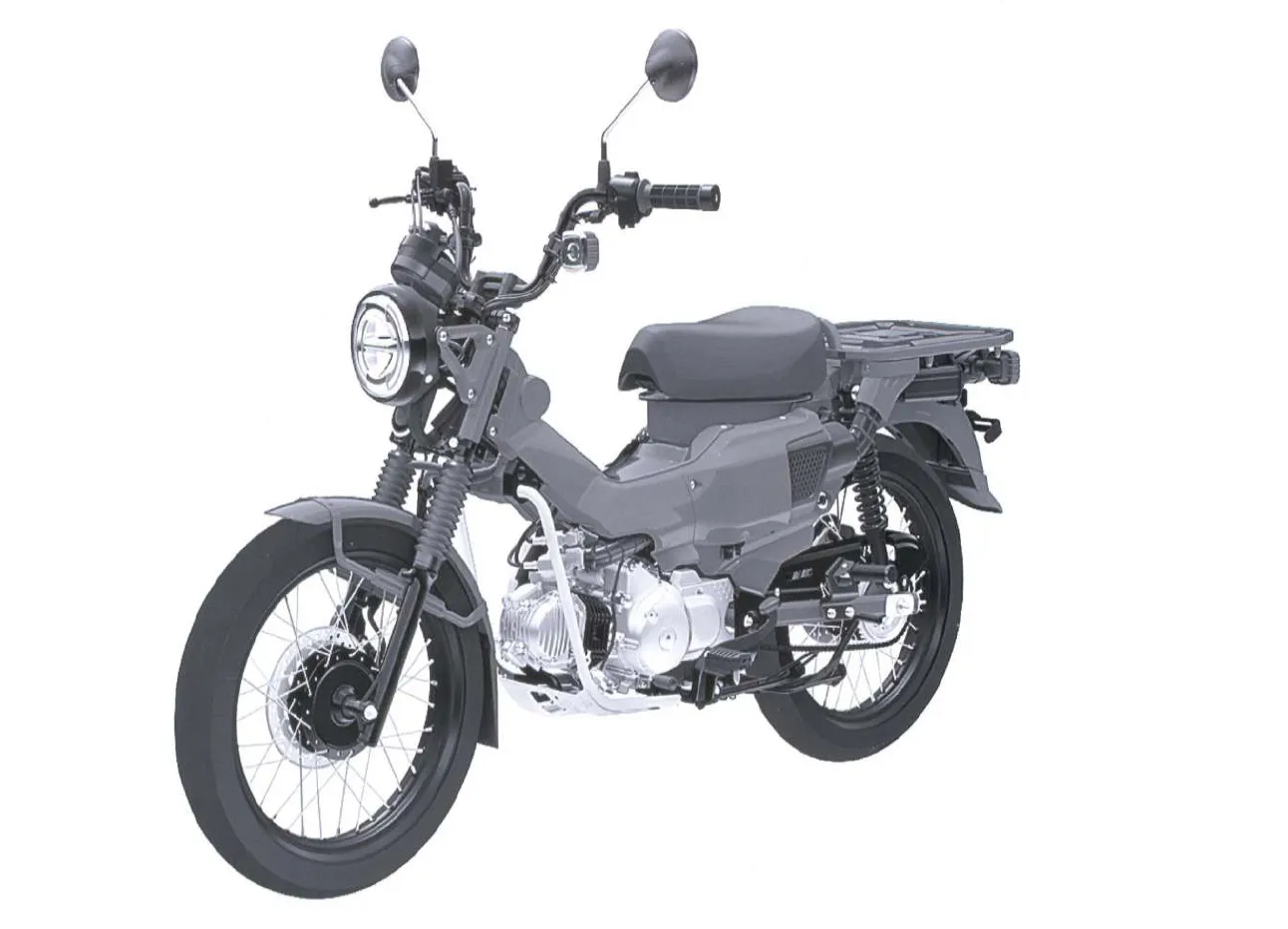 Honda patenteia CT 125 Hunter CUB no Brasil