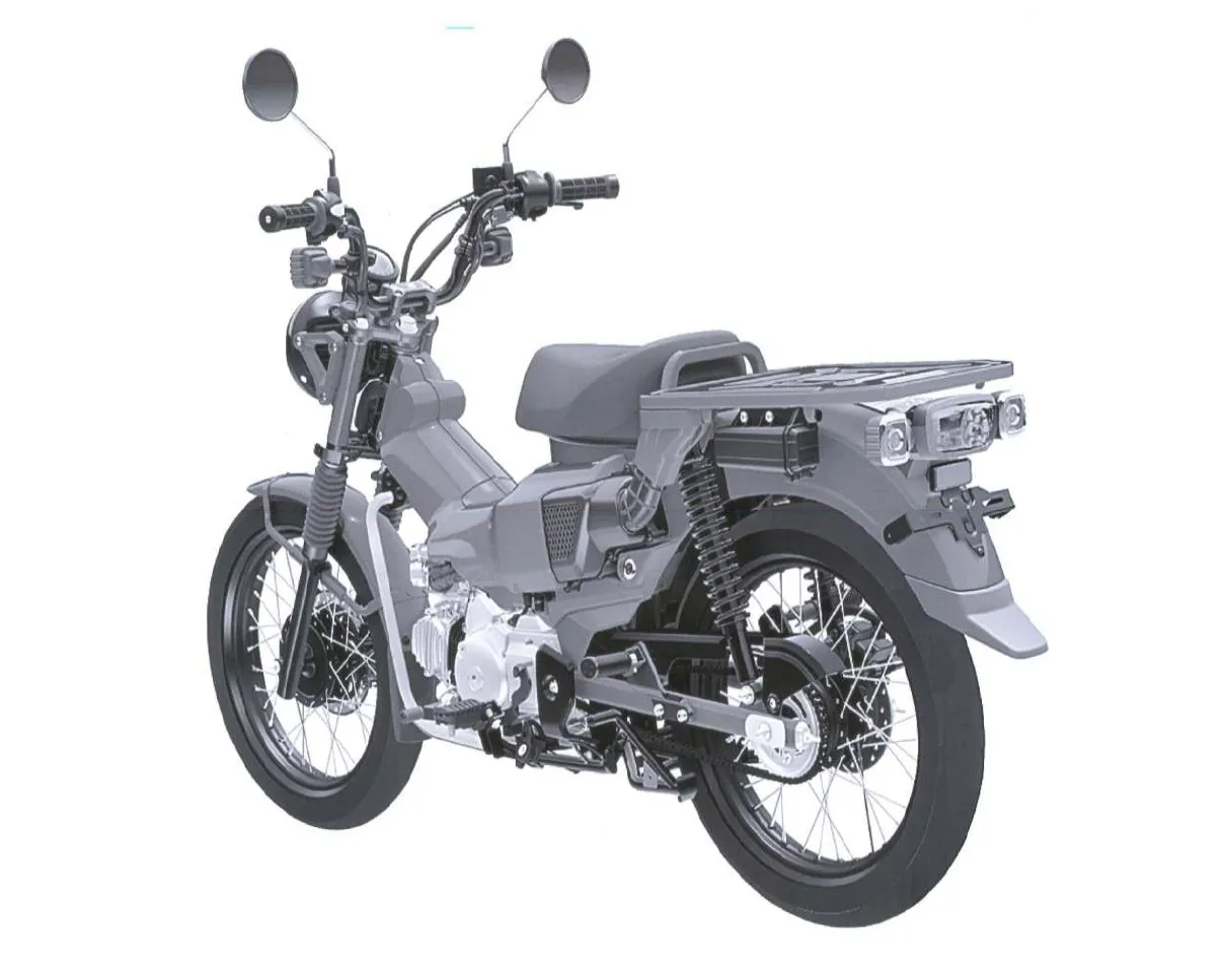 Honda patenteia CT 125 Hunter CUB no Brasil