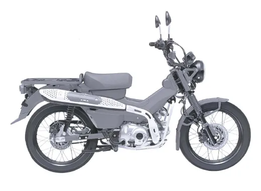 Honda patenteia CT 125 Hunter CUB no Brasil