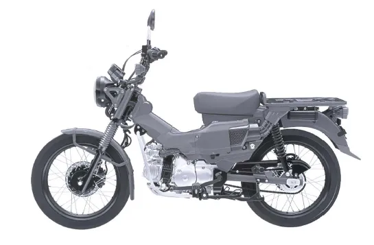 Honda patenteia CT 125 Hunter CUB no Brasil