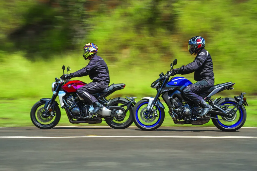 Honda CB 1000R x Yamaha MT-09: presença e muita pegada
