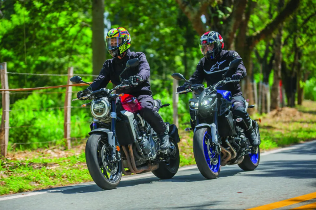 Honda CB 1000R x Yamaha MT-09: presença e muita pegada