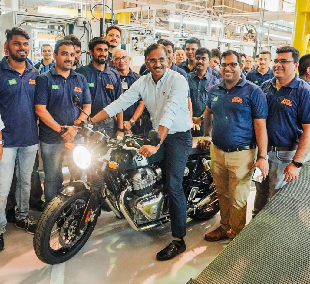 Royal Enfield inicia produção de motocicletas no Brasil em operação CKD