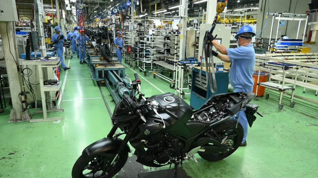 Produção de motos no Brasil é a melhor em 14 anos