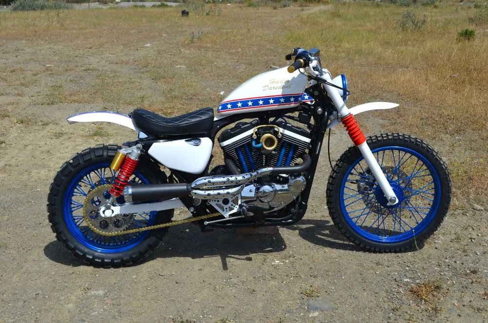 Harley-Daredevil, tributo da Lord Drake Kustoms a Evel Knievel