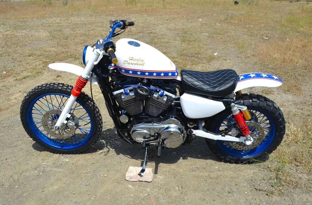 Harley-Daredevil, tributo da Lord Drake Kustoms a Evel Knievel