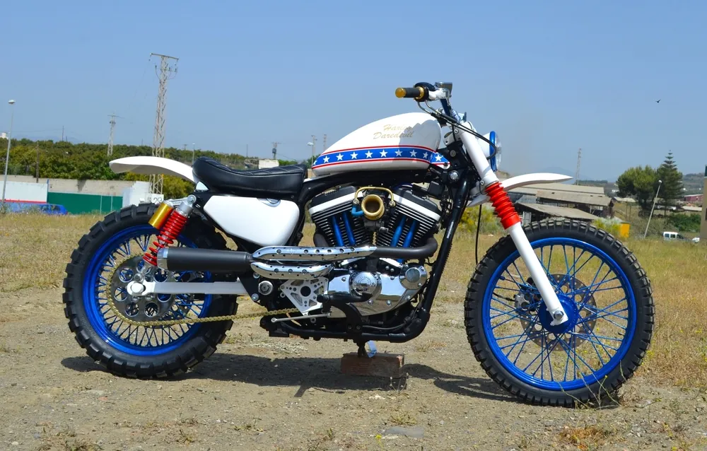 Harley-Daredevil, tributo da Lord Drake Kustoms a Evel Knievel