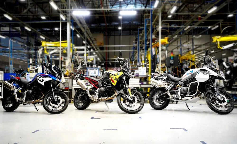 As novas motos da linha GS já estão em produção na fábrica da BMW em Manaus